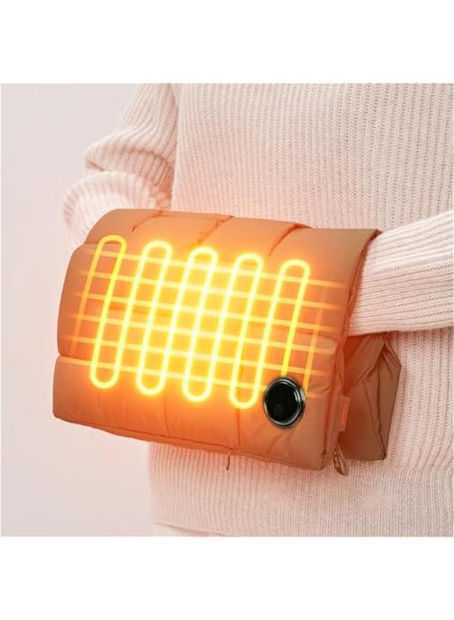 Generic Hand Warmers Rechargeable, 6 Gears Heated Gloves with Power Bank, Multi-Functions Heating Pad & Hand Warmers, Heated Gloves Gifts for Women, Kids, Hunting, Camping  - Image 1