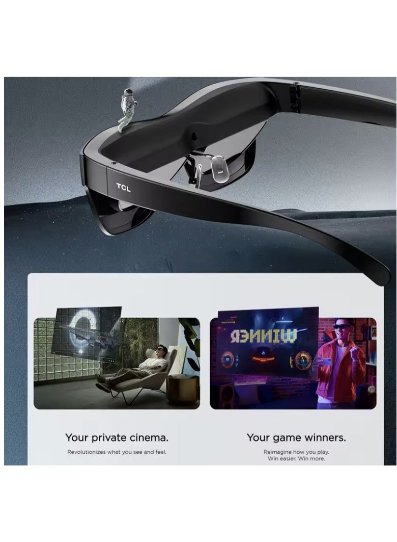 RayNeo RayNeo Air 3s Pro AR/XR Glasses - 201'' 1200 Nits 120Hz HueView 2.0 Video Display Glasses, Smart Gaming Glasses for iPhone 16,15/Android/Mac/Switch 2/PS5/SteamDeck - Next-Gen Personal Theater - Image 3