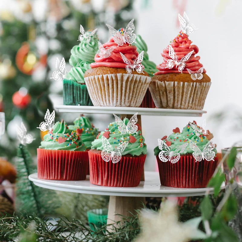 SAOROPEB 3D Butterfly Wall Decor - 48 Pcs  4 Styles  3 Sizes - Removable Stickers for Birthdays & Parties - Image 4