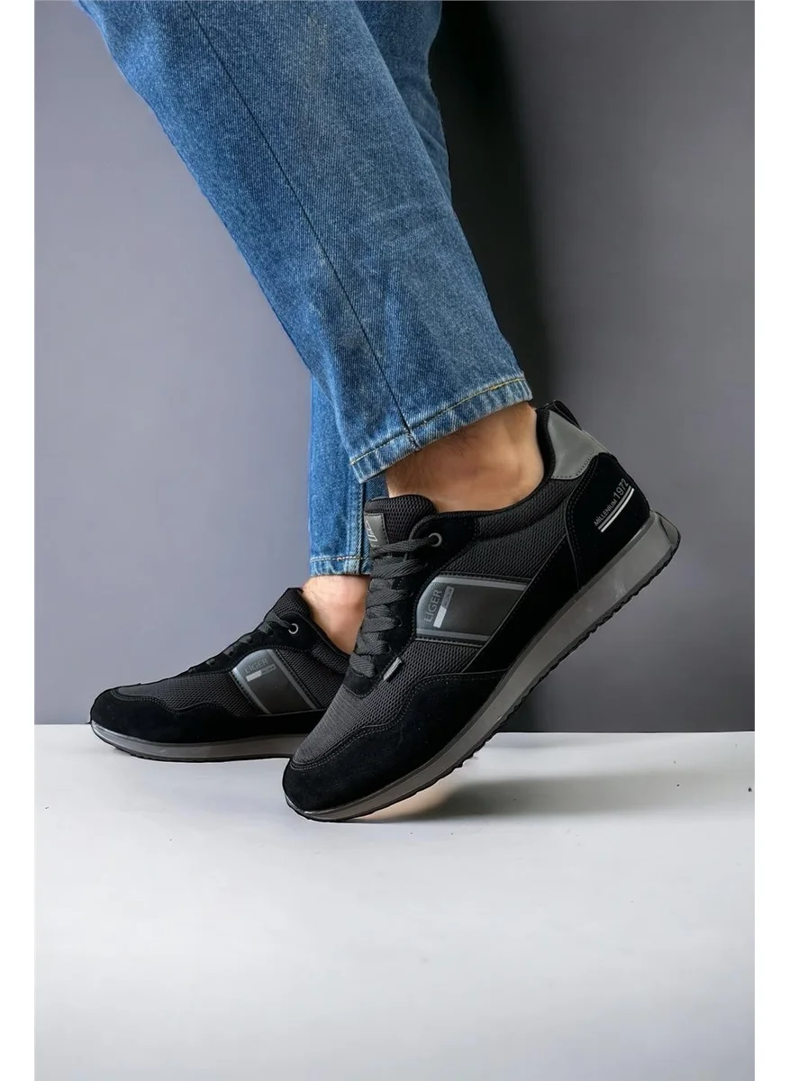Liger Men's Casual Sneaker Sports Shoes Black - Smoke