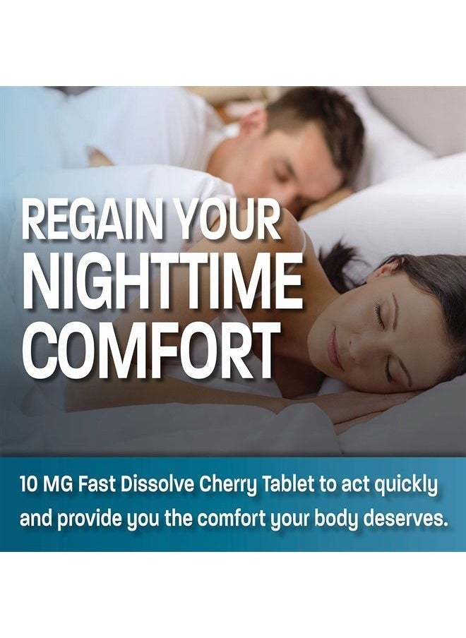 Melatonin 10mg Fast Dissolve Cherry Flavored Tablets Vegetarian Chewable Lozenges, 360 Count