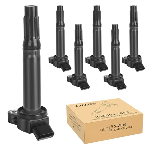 NPAUTO حزمة ملف الإشعال تناسب 3.5L V6 تويوتا كامري هايلاندر سيينا RAV4 أفالون 4Runner فينزا توندر، لكزس RX350 ES350 IS250 IS350 GS350 RX450h GS450h، 2007 2008 2009 2010 2011 2012 2013 2014 2015 2016 - Image 1