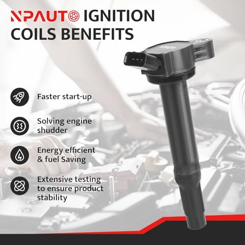 NPAUTO حزمة ملف الإشعال تناسب 3.5L V6 تويوتا كامري هايلاندر سيينا RAV4 أفالون 4Runner فينزا توندر، لكزس RX350 ES350 IS250 IS350 GS350 RX450h GS450h، 2007 2008 2009 2010 2011 2012 2013 2014 2015 2016 - Image 2