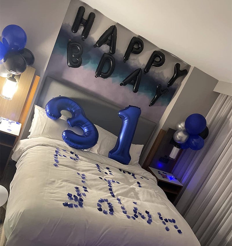 Mluchee Number 3 Balloons 40 Inch Navy Blue Numbers Balloon for Three Year Old Birthday Decor, 3rd 13 30 31 Birthday Party Supplier - Image 3