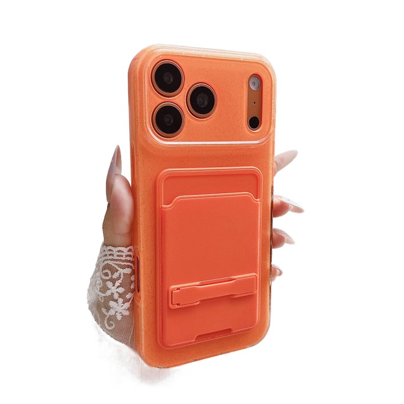 Protective Case | Card Holder | Shockproof Cover for Samsung Galaxy S24 Plus | Pink TPU - Image 3