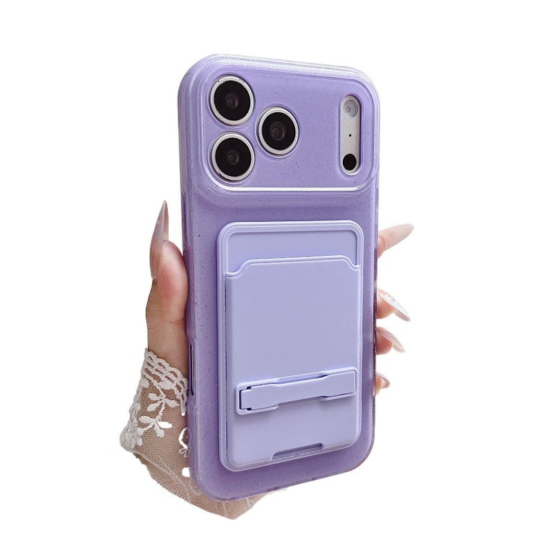 Protective Case | Card Holder | Shockproof Cover for Samsung Galaxy S24 Plus | Pink TPU - Image 5