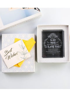 RARELY Niece gifts from auntie Crystal Keepsake Paperweight Niece I Love You Crystal Keepsake for Birthday from Aunt  - Image 5