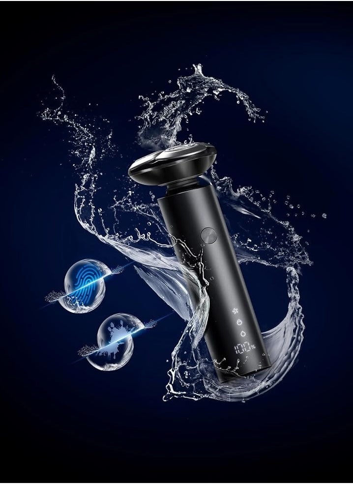 Xiaomi - Mi Home Electric Shaver S301 BHR7461GL – Dual-Blade System, 3D Floating Head, Ipx7 Waterproof, 60-Min Runtime, Fast Usb-C Charging, Ergonomic Design, Quiet And Powerful Motor – Black - Image 1