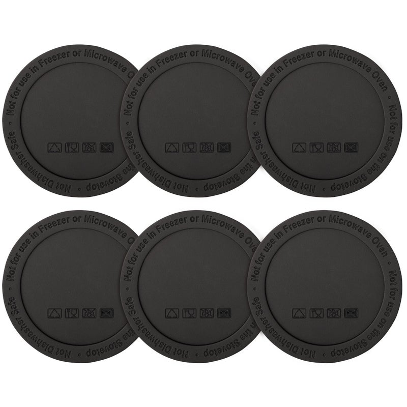 Prurex Silicone Bottom for Stanley Cup Protectors for Stanley Quencher 30/40 oz,Owala FreeSip 32/40 oz and Yeti Rambler 30 oz,6 Pack Anti-Slip Rubber Pad for Tumbler & Water Bottle - Image 1