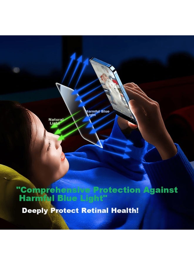 Bosqing Baoshijing Third Generation Ar Eye Protection Tempered Glass Screen Protector For Iphone 17 Pro, Blue Light Filtering, Anti-reflective, Full Coverage, Dust-free Installation, Anti-fingerprint Film - Image 1