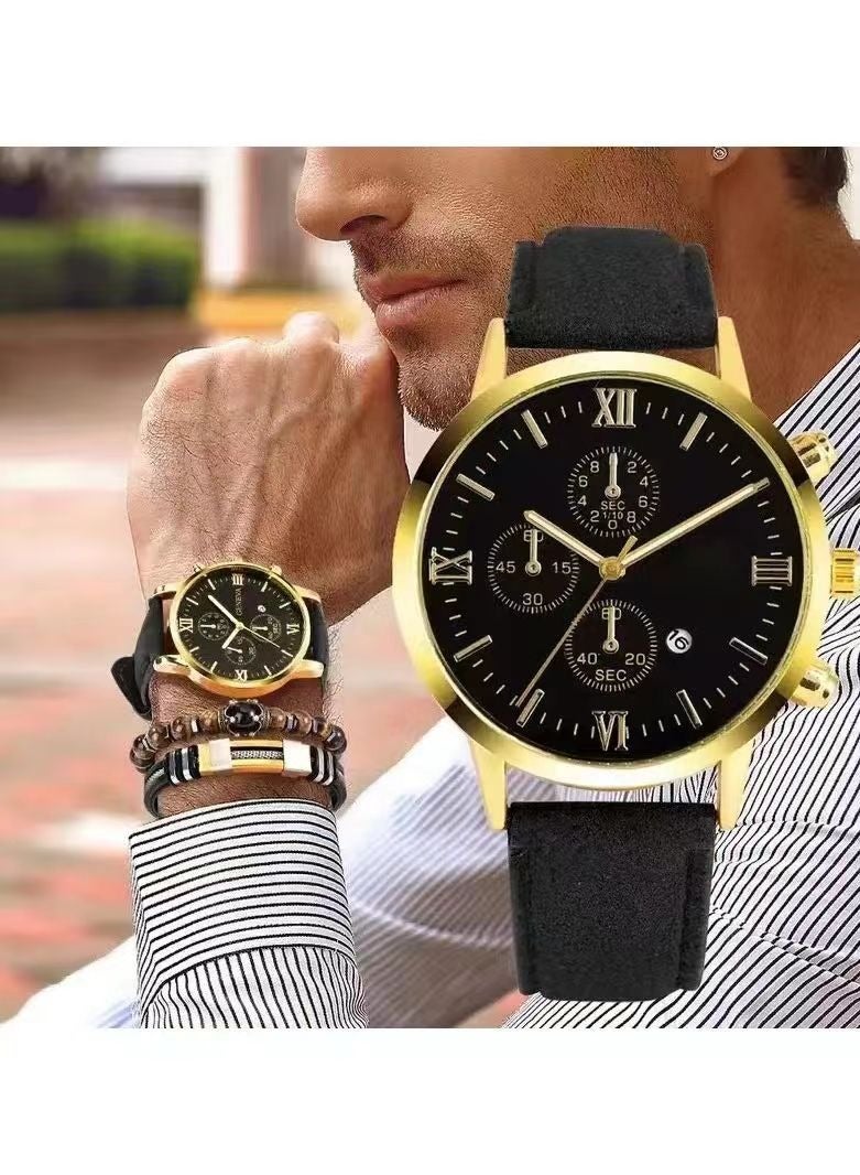 Men's Casual Analog Watch 3 Piece Set  - Image 2
