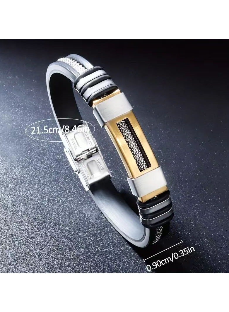 Men's Casual Analog Watch 3 Piece Set  - Image 3