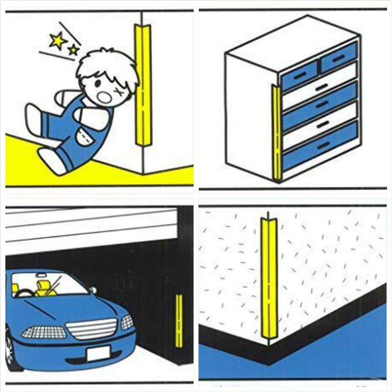 Miracle Wall Corner Protector Safety Baby Proofing Corner Cushion Table Edge Strip Protective Guard Table Corner Edge Furniture Protectors with Double Side Tape - Image 5