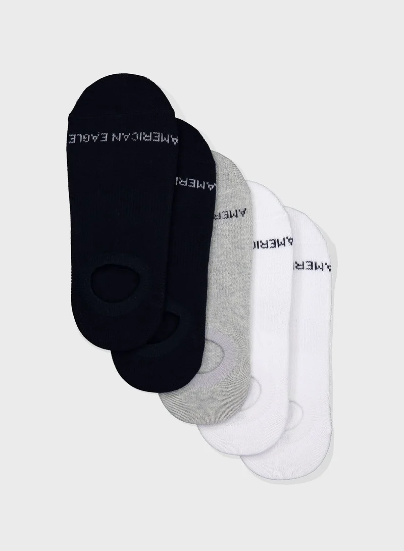 American Eagle 5 Pack No Show Socks