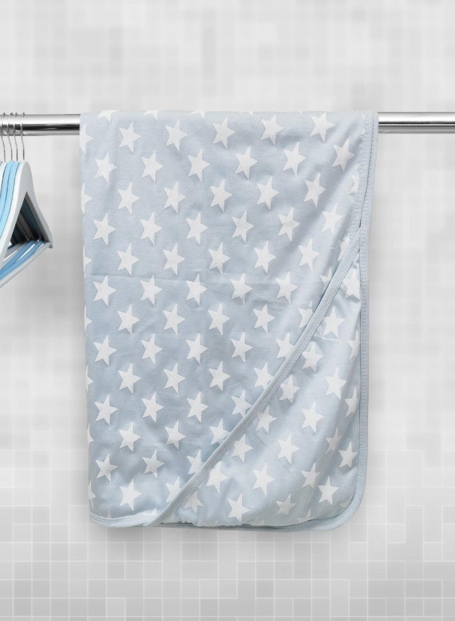 Nuluv Printed Baby Towel for Boys,Quick Dry,Super Absorbent Soft Bath Towel | Pack of 1 | Blue -TCNLTOWEL03-O - Image 5