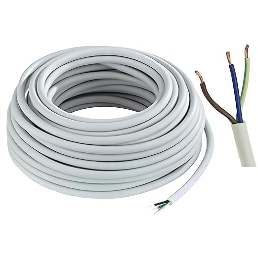 KERFORA KERFORA Premium 3Core 075mm Copper Electrical Cable Versatile Round Copper Wire for Domestic and Industrial Use 10 METER  - Image 2