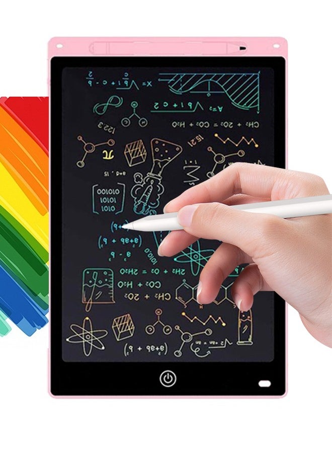 LCD Writing Tablet for Kids Doodle Board 12-Inch,Colorful Toddler Doodle Board Drawing Tablet, Erasable Reusable Electronic Drawing Pads, for Boys Girls Game Toys  - Image 1