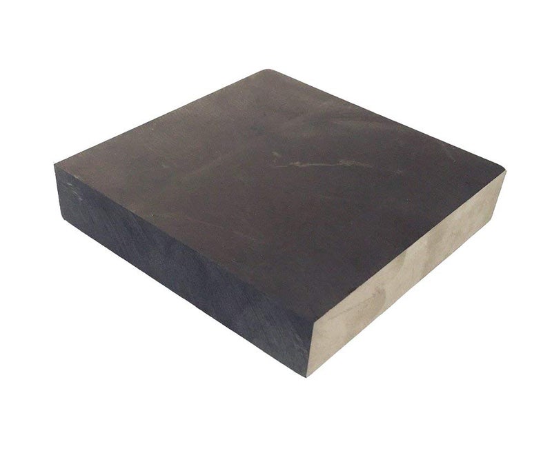 OTOOLWORLD 99.9% Purity Graphite Ingot Block EDM Graphite Plate Milling Surface (100MMx100MMx20MM) - Image 1