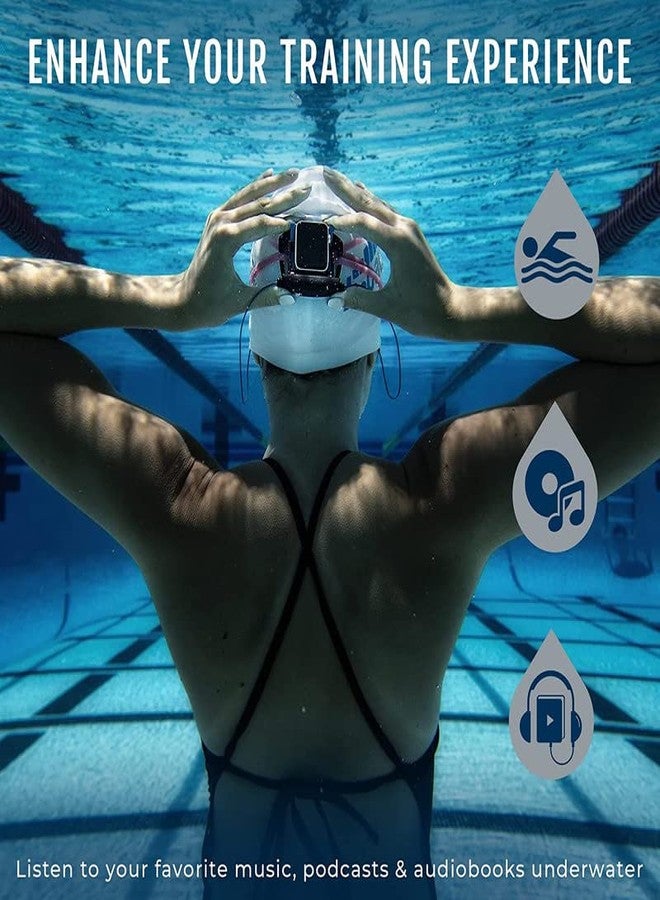 H2O Audio Interval Waterproof Swimming Headphones for Apple Watch - Bluetooth IPX8 Underwater Sports Earbuds with Bass-Amplified Surge S+, 6-Hour Playtime - Image 3