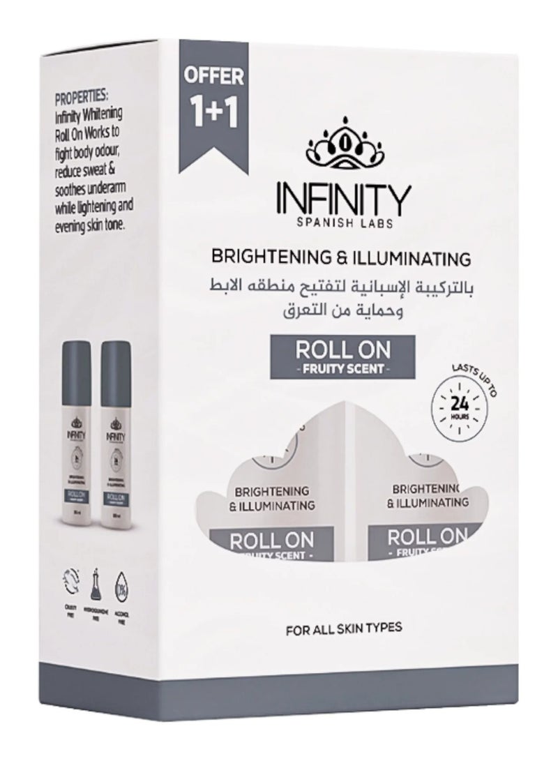 Infinity Brightening & Illuminating Roll On - Fruity scent Buy 1 Get 1 Free 
