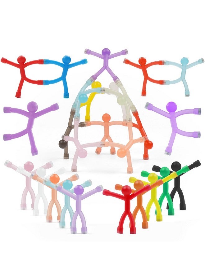 Grtard Grtard 20 Pack Magnetic People Figures, Colorful Humanoid Magnetic Men, Fridge Cute Magnet Men, Funny Man Magnet People Guys, Fridge Magnets for Refrigerator, Office, Locker Decor - Image 1