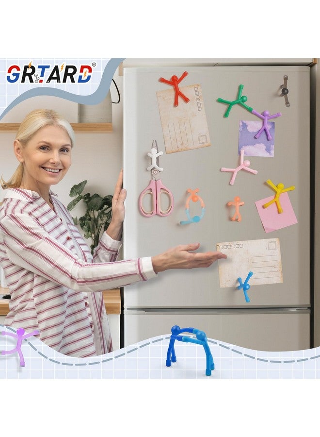 Grtard Grtard 20 Pack Magnetic People Figures, Colorful Humanoid Magnetic Men, Fridge Cute Magnet Men, Funny Man Magnet People Guys, Fridge Magnets for Refrigerator, Office, Locker Decor - Image 4