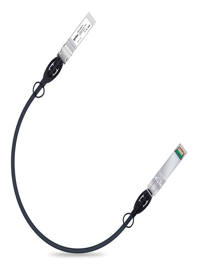 ipolex 10Gb/s SFP+ Cable 0.5-Meter Passive Direct Attach Copper Twinax Cable (DAC) for Cisco SFP-H10GB-CU0.5M, Ubiquiti, D-Link, Supermicro, Netgear, Mikrotik, ZTE - Image 1