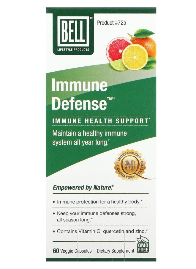 Bell Lifestyle Immune Defense 60 Veggie Capsules 