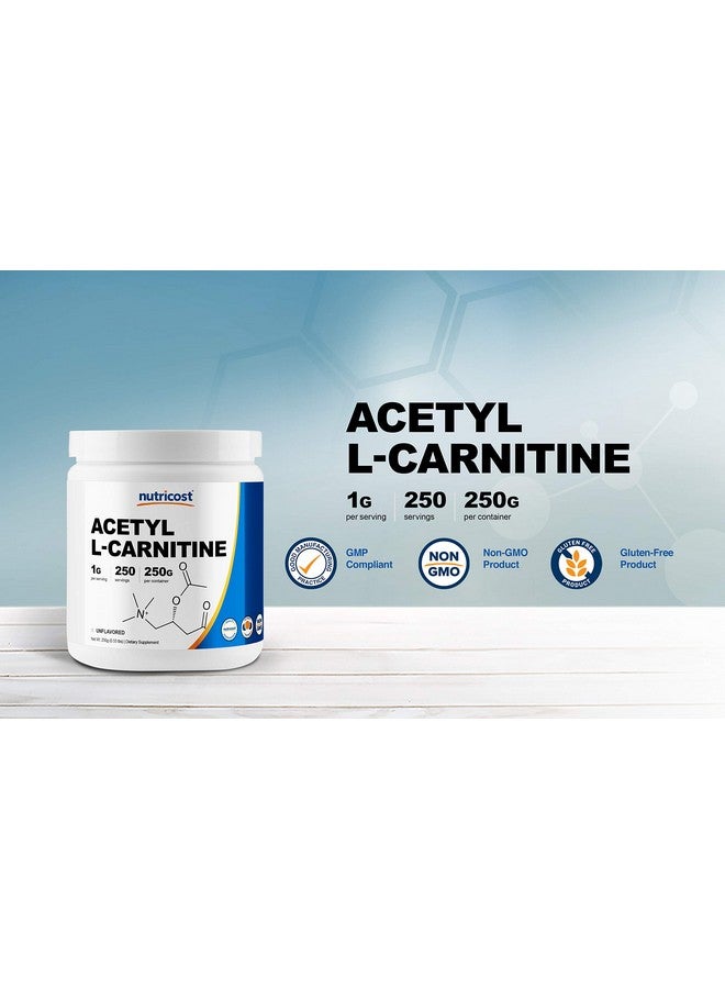 Nutricost أسيتيل إل كارنيتين (ألكار) 250 جرام مسحوق 1 جرام لكل وجبة 250 وجبة - Image 4