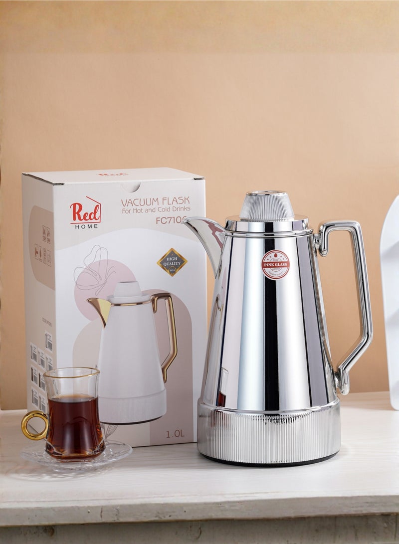 البيت الأحمر طقم ترمس حراري FC7006B، سعة من 1000 مل إلى 600 مل - Image 2