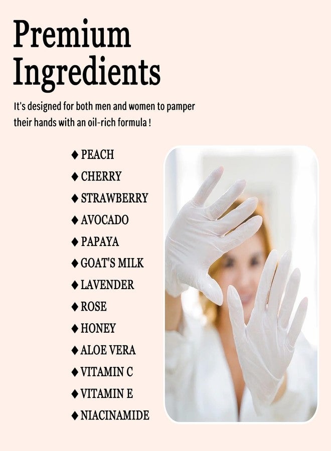 XMXueMei Pairs of 6 Hand Masks Moisturizing Glove,Deep Hydrating Hand Mask Gloves for Dry Hands,Non-Greasy Hand Moisturizer Gloves to Make Hands Soft and Smooth,Spa Set,Hand Care Gifts for Women Set6 - Image 4