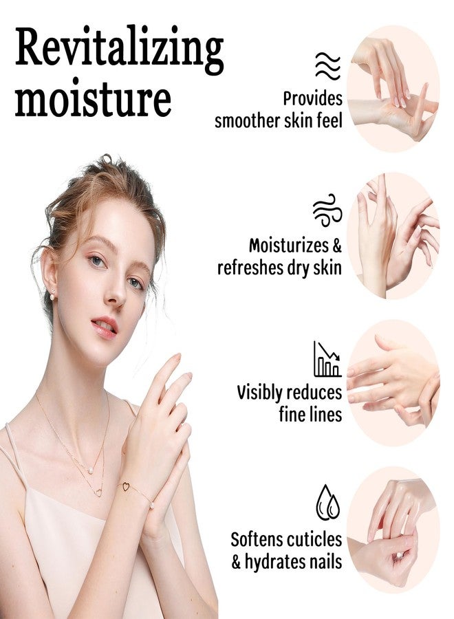 XMXueMei Pairs of 6 Hand Masks Moisturizing Glove,Deep Hydrating Hand Mask Gloves for Dry Hands,Non-Greasy Hand Moisturizer Gloves to Make Hands Soft and Smooth,Spa Set,Hand Care Gifts for Women Set6 - Image 2