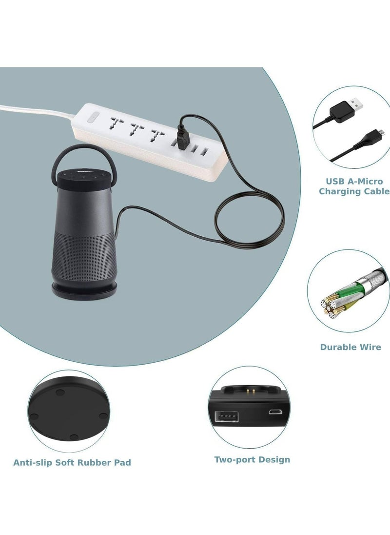 Charging Cradle Charger for Bose Soundlink Revolve/Soundlink Revolve+ (Series II) Revolve Plus/Plus 2 Speaker Charging Dock Replacement Charger Base