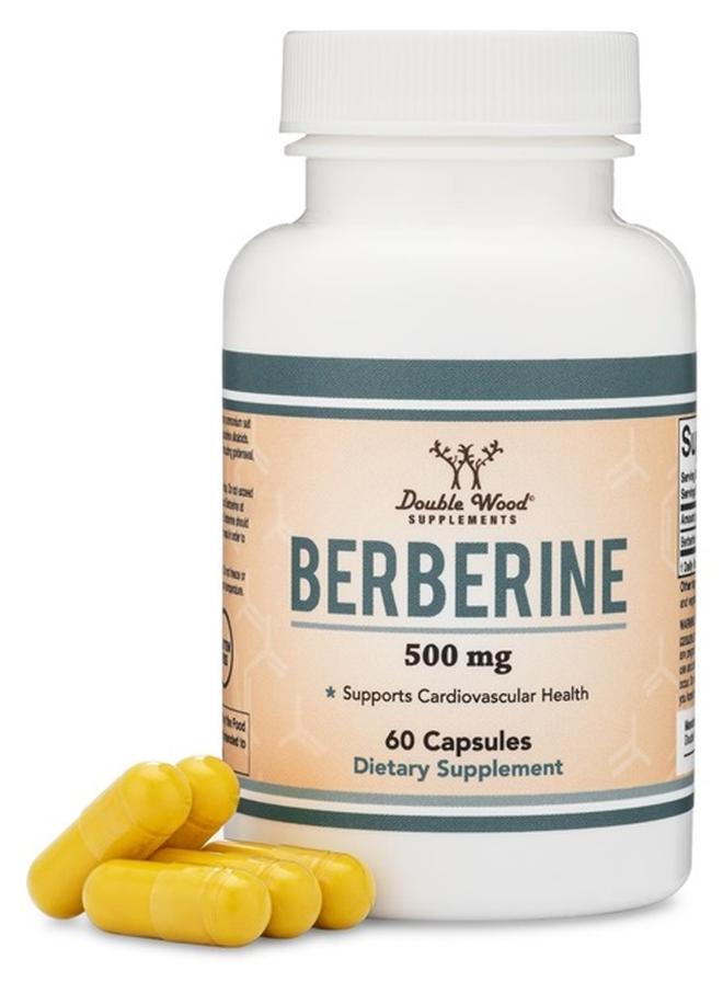 Double Wood Supplements مكمل بيربرين 500 ملغ، 60 كبسولة (مختبر من طرف ثالث، خالي من الكائنات المعدلة وراثيًا، خالي من الغلوتين، آمن للنباتيين) منشط AMPK - بيربرين HCL لصحة القلب والأوعية الدموية من دابل وود - Image 1