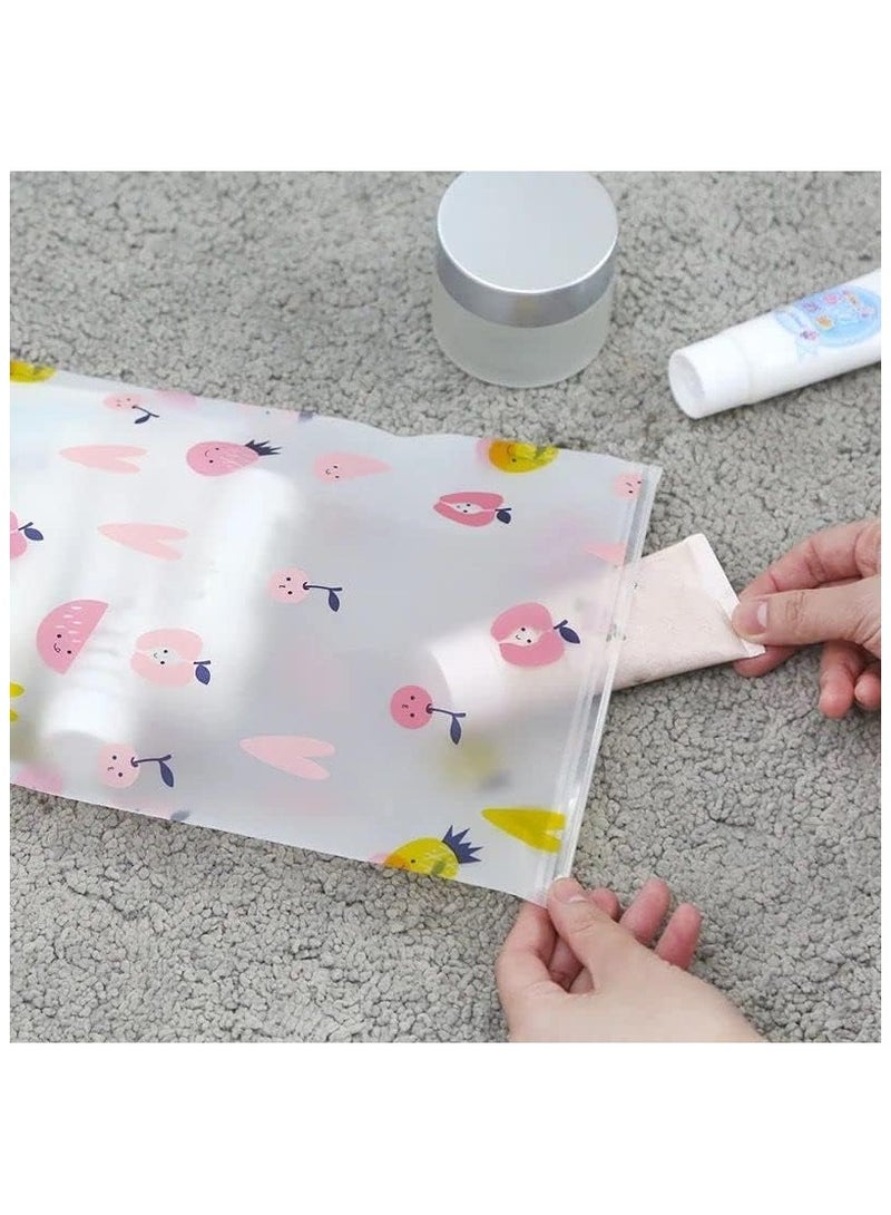 مجموعة حقائب سفر بسحاب مكونة من 4 قطع، منظم تخزين وحقائب سفر، ملابس متسخة، إكسسوارات مكياج، مجوهرات بأحجام مختلفة، حقيبة شفافة محكمة الغلق، حقيبة مقاومة للماء... - Image 4