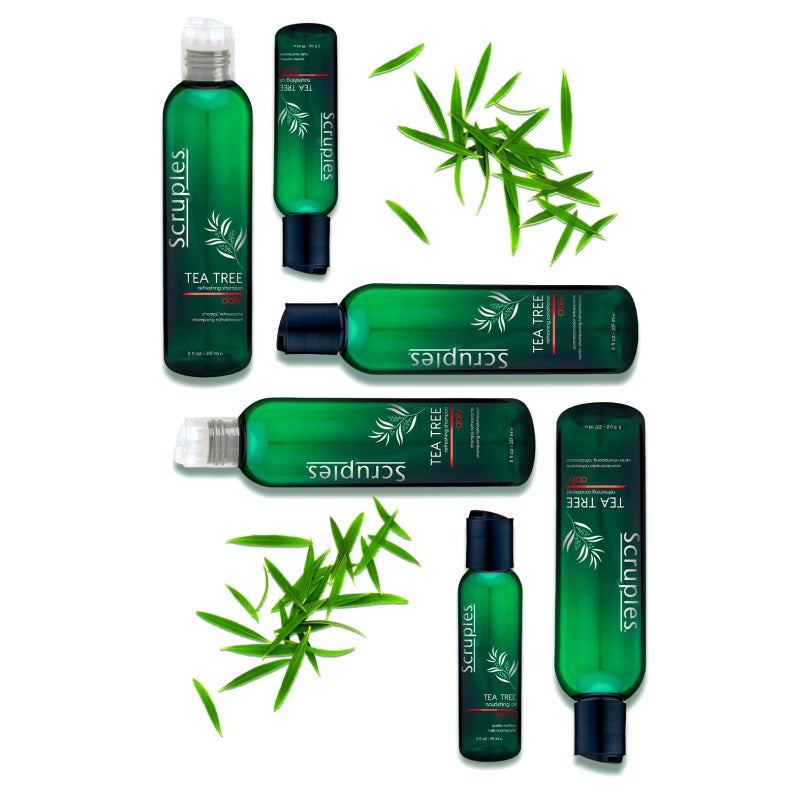 Scruples Tea Tree Conditioner - Refreshing Hair Conditioner with Jojoba Oil & Hydrolyzed Keratin for Frizz Control & Damage Reduction - Improves Shine and Moisturizes Dry, Brittle Hair (8oz) - Image 3