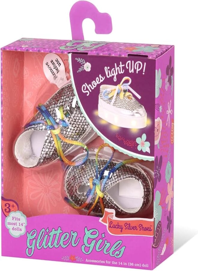 Glitter Girls Glitter Girls Light Up Rainbow Laces Shoes 