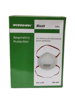 Workman A-29 N95 DUST MASK– Premium Respiratory Protection Against Dust, Smoke, and Fine Particles  - Image 3