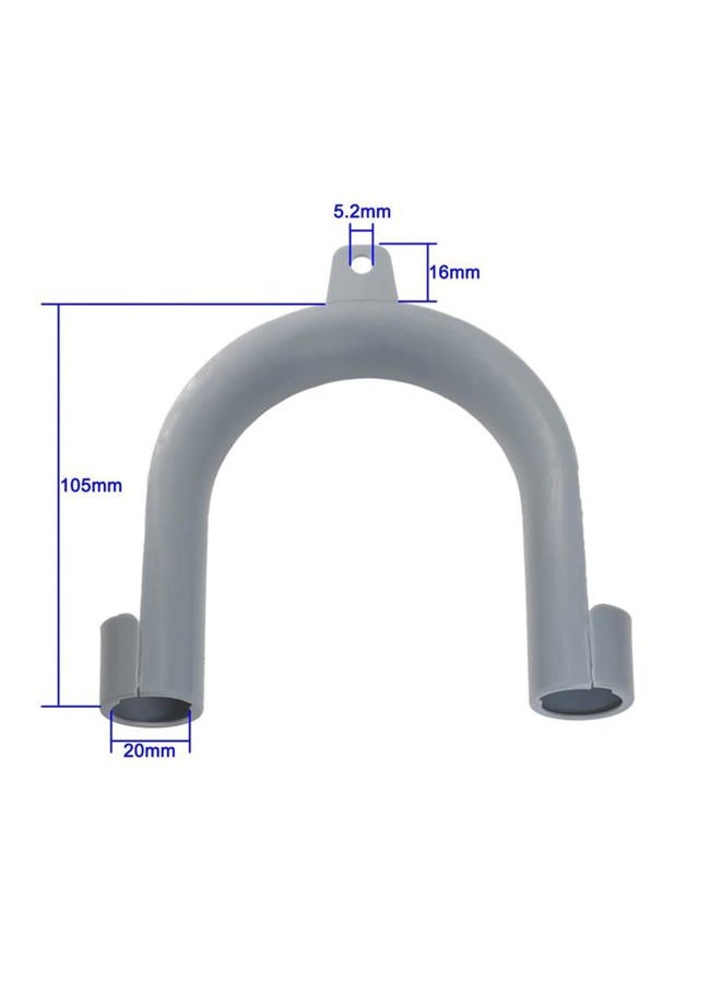 ZYAMY 2PCS U Washer Drain Hose Hook Universal Dishwasher Washer Drain Hose Fixing Clip Drum Extension Bracket Kit - Image 2
