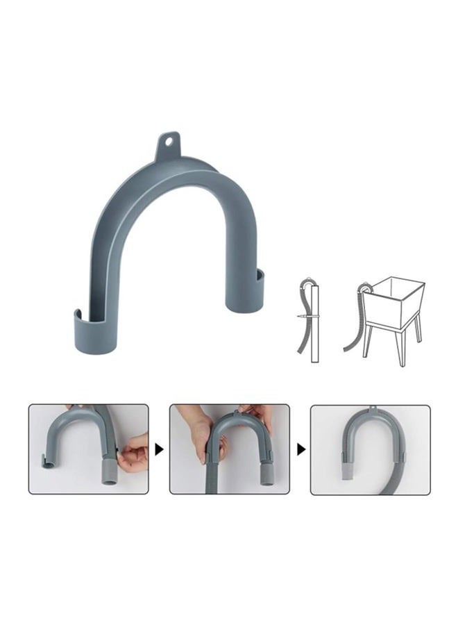 ZYAMY 2PCS U Washer Drain Hose Hook Universal Dishwasher Washer Drain Hose Fixing Clip Drum Extension Bracket Kit - Image 4