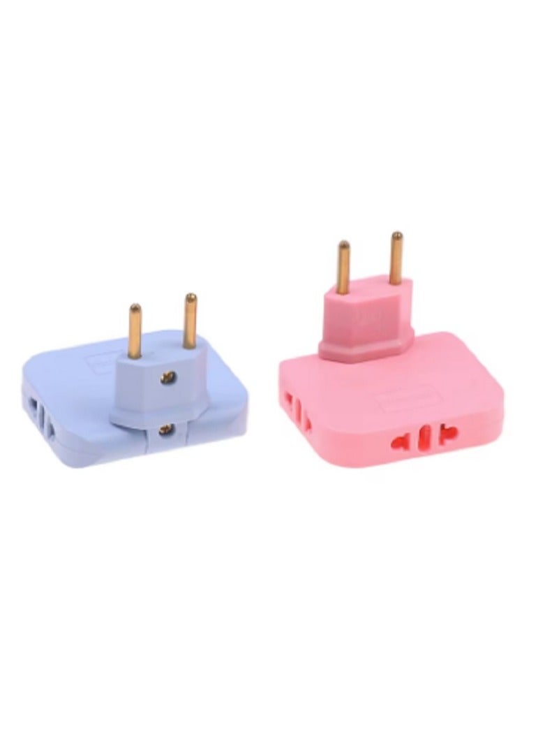 180 Degree Rotating Plug, Multi-switch Plug, Multi-switch Plug, Multi-switch Plug, Multi-colored (1 Piece)