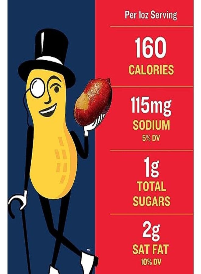 PLANTERS Redskin Spanish Peanuts, Roasted Salted Peanuts 12.5 oz Jars (Pack of 6) - Image 3