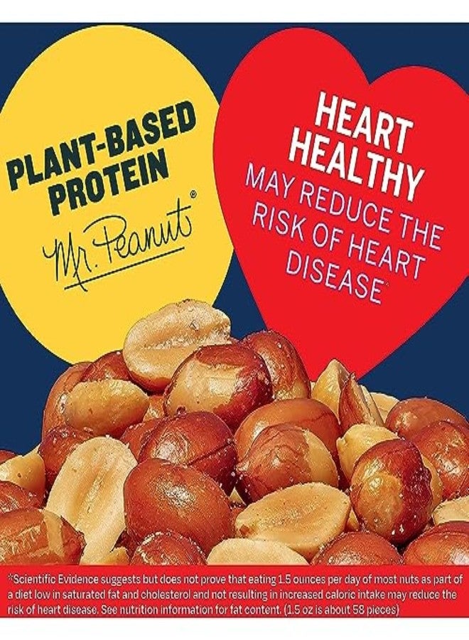 PLANTERS Redskin Spanish Peanuts, Roasted Salted Peanuts 12.5 oz Jars (Pack of 6) - Image 4