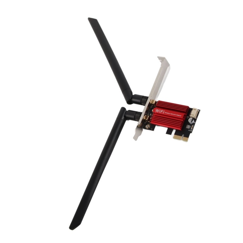 1200Mbps PCle WiFi Card Dual Band 2.4GHz 5GHz Bluetooth 4.0 802.11AC Wireless Network Adapter - Plug and Play PCle x1 for Windows 7 8 10 11 - Image 4