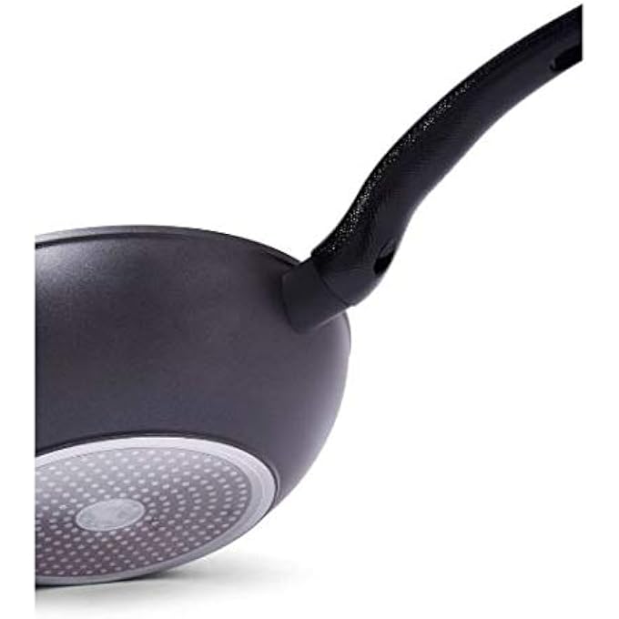 بيرجنر مقلاة ووك أوريون المطلية بالرخام والمطروقة بقاعدة حثية من الألومنيوم الرمادي 28 × 72 سم Bg8521Mbg من الألومنيوم - Image 2