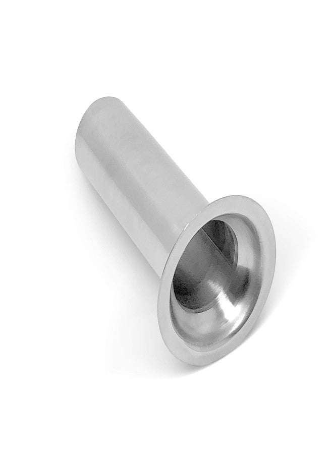 Tesor #22 Stainless Steel 2 Inch Meat Bag Filling Tube for Meat Grinder - Image 4