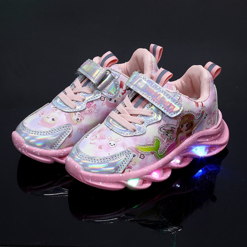 Mesh Sneakers Lightweight Flexible Sole Walking Shoes For Kids Indoor And Outdoor Activities - Image 3