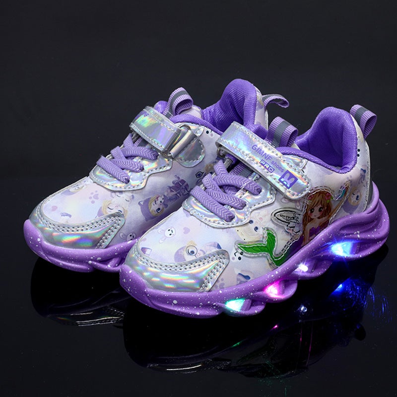 Mesh Sneakers Lightweight Flexible Sole Walking Shoes For Kids Indoor And Outdoor Activities - Image 2