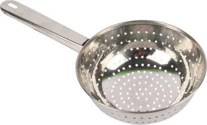 faas Strainer With Hole Bowl/Poha Jara Stainless Steel Handheld Colander Colander (Silver Pack of 1),30X15X12 Cm - Image 2