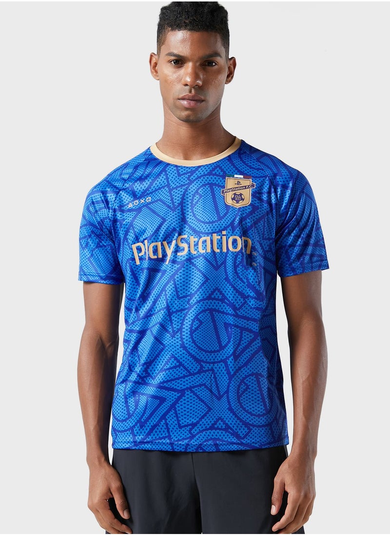 DIFUZED - PlayStation Italy Eu2021 Esports Crew Neck T-Shirt - Image 1